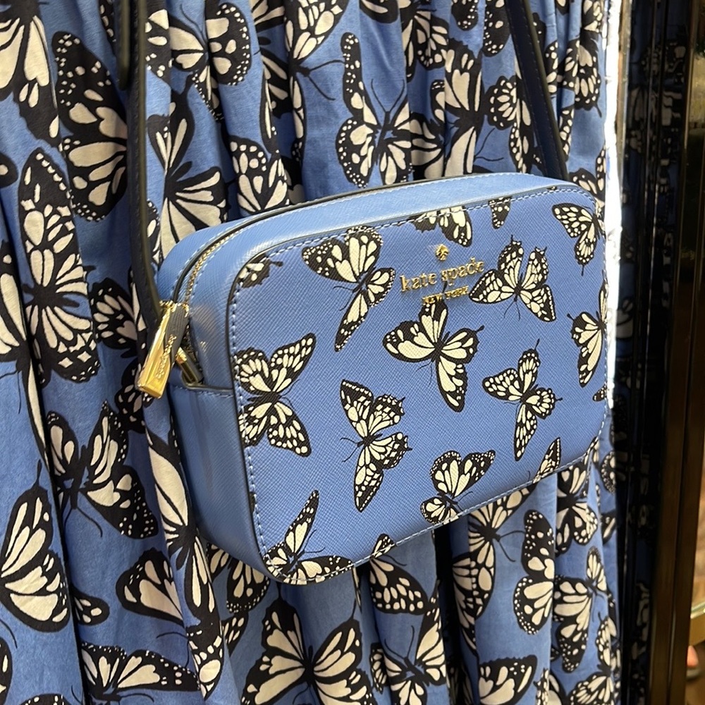 Kate Spade Staci Butterfly Sky Printed Mini Camera Bag, 
Blue Multi 
NWT - Picture 15 of 16